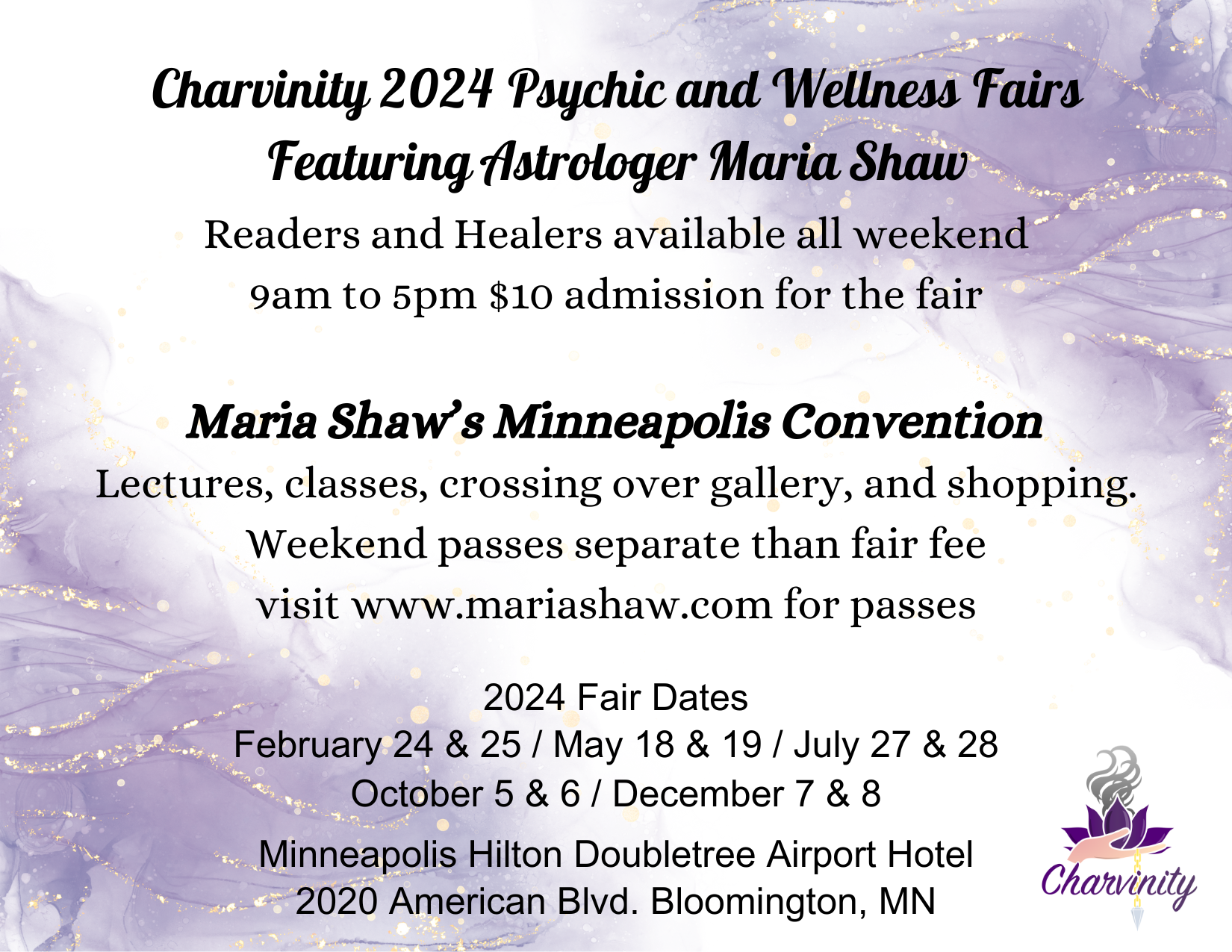 Charvinity Psychic and Healing Fair